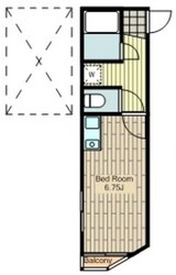 オーナメント西町の物件間取画像